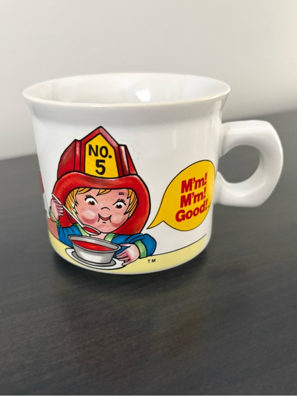 Vintage Campbell’s Soup Fireman Mug M'm M'm Good 1993 By Westwood 8 Oz Cup
